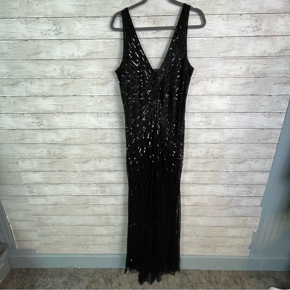 Mac Duggal Black Sequin Gown - Picture 7 of 15